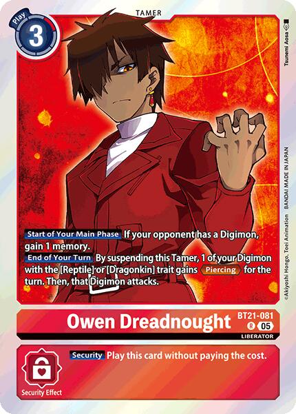 Owen Dreadnought [BT21-081] [World Convergence] | Shuffle n Cut Hobbies & Games