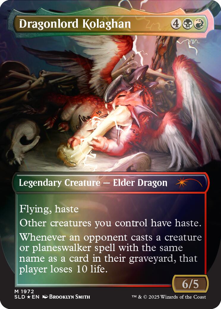 Dragonlord Kolaghan (1972) (Rainbow Foil) [Secret Lair Drop Series] | Shuffle n Cut Hobbies & Games