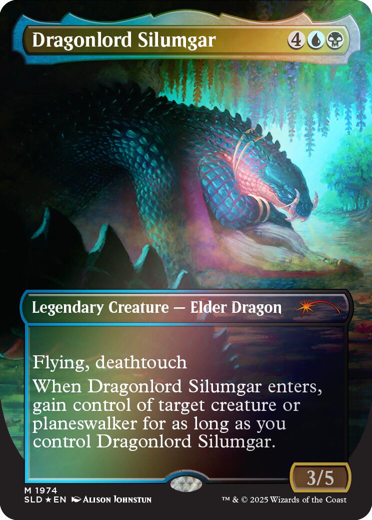 Dragonlord Silumgar (Rainbow Foil) [Secret Lair Drop Series] | Shuffle n Cut Hobbies & Games