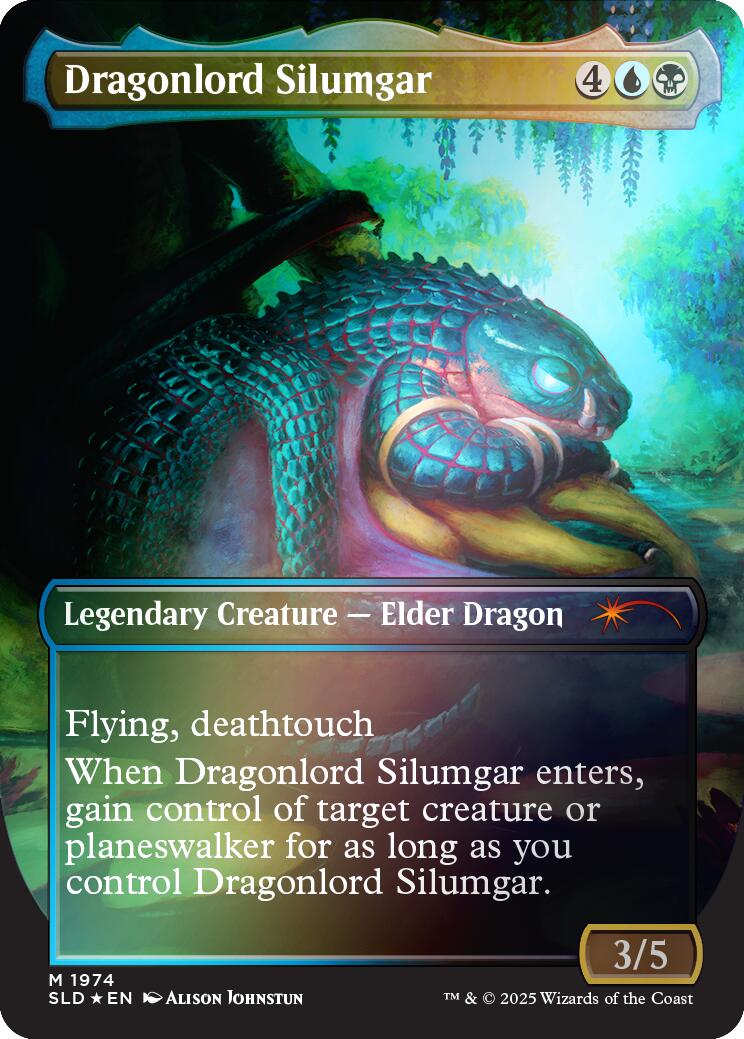 Dragonlord Silumgar (Rainbow Foil) [Secret Lair Drop Series] | Shuffle n Cut Hobbies & Games
