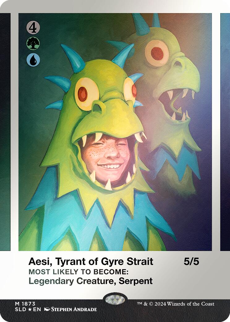 Aesi, Tyrant of Gyre Strait (Rainbow Foil) [Secret Lair Drop Series] | Shuffle n Cut Hobbies & Games