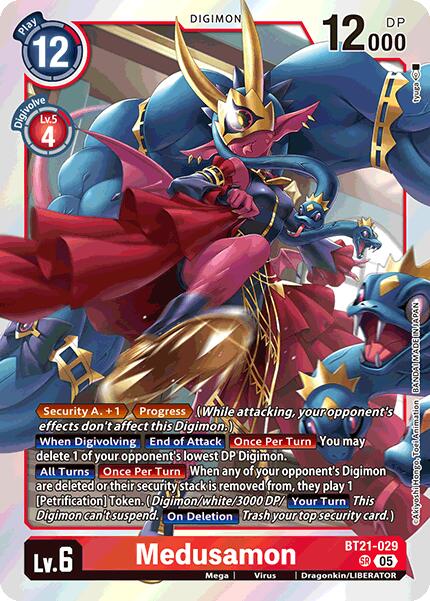 Medusamon [BT21-029] [World Convergence] | Shuffle n Cut Hobbies & Games