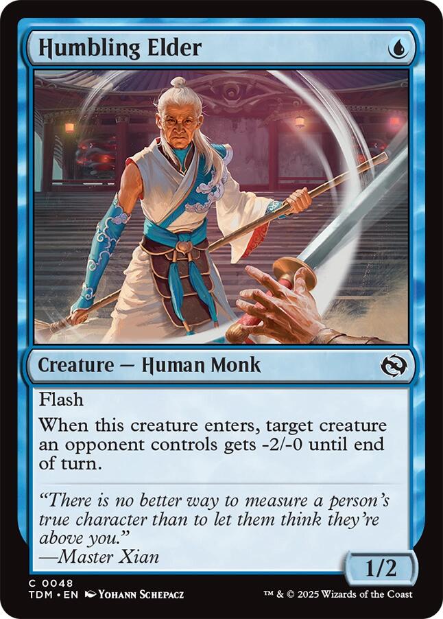 Humbling Elder [Tarkir: Dragonstorm] | Shuffle n Cut Hobbies & Games