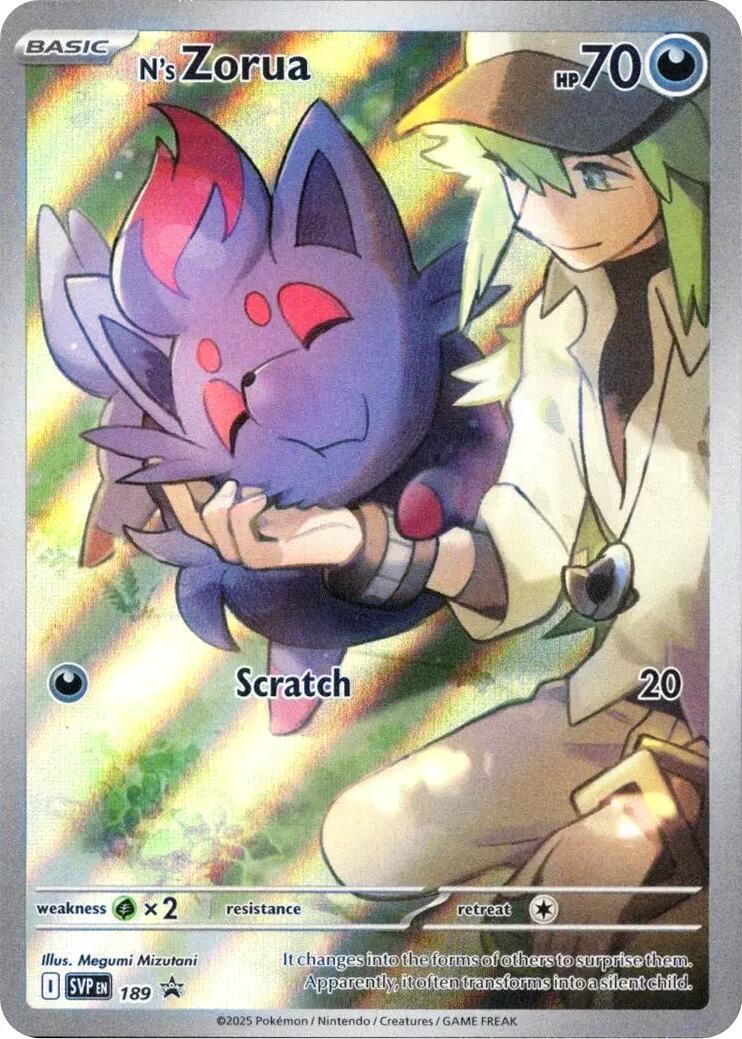 N's Zorua (SVP189) [Scarlet & Violet: Black Star Promos] | Shuffle n Cut Hobbies & Games
