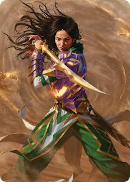 Descendant of Storms Art Card (2/54) [Tarkir: Dragonstorm Art Series] | Shuffle n Cut Hobbies & Games