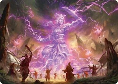 Smile at Death Art Card (4/54) [Tarkir: Dragonstorm Art Series] | Shuffle n Cut Hobbies & Games