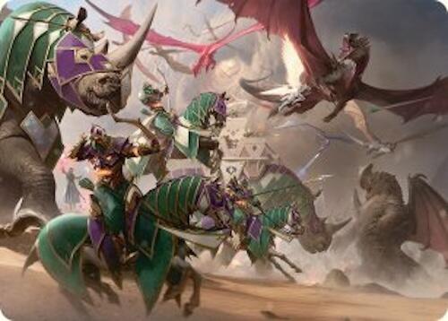 United Battlefront Art Card (5/54) [Tarkir: Dragonstorm Art Series] | Shuffle n Cut Hobbies & Games