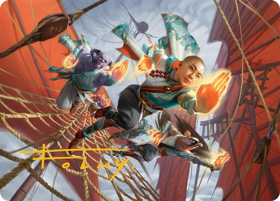 Aligned Heart Art Card (52/54) (Gold-Stamped Signature) [Tarkir: Dragonstorm Art Series] | Shuffle n Cut Hobbies & Games