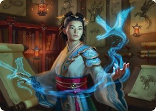 Dragonologist Art Card (6/54) [Tarkir: Dragonstorm Art Series] | Shuffle n Cut Hobbies & Games