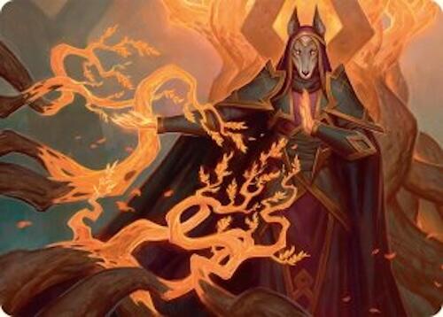 Abzan Devotee Art Card (10/54) [Tarkir: Dragonstorm Art Series] | Shuffle n Cut Hobbies & Games