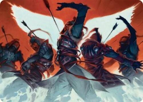 Desperate Measures Art Card (11/54) [Tarkir: Dragonstorm Art Series] | Shuffle n Cut Hobbies & Games