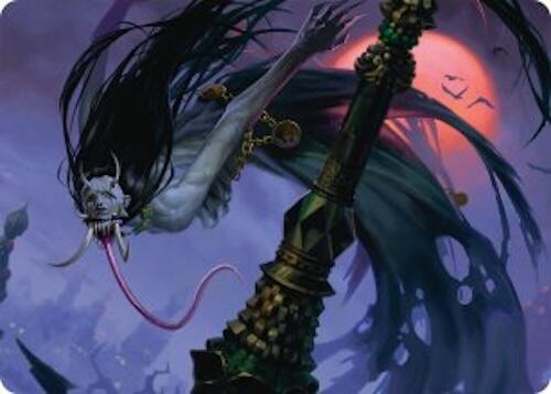 Qarsi Revenant Art Card (12/54) [Tarkir: Dragonstorm Art Series] | Shuffle n Cut Hobbies & Games