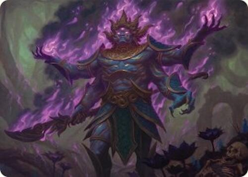 Rot-Curse Rakshasa Art Card (13/54) [Tarkir: Dragonstorm Art Series] | Shuffle n Cut Hobbies & Games