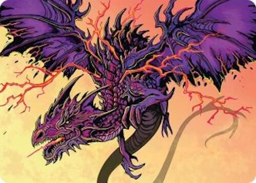 Stormshriek Feral Art Card (35/54) [Tarkir: Dragonstorm Art Series] | Shuffle n Cut Hobbies & Games