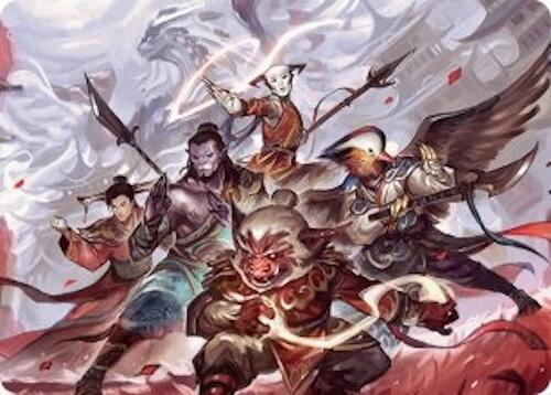 Will of the Jeskai Art Card (54/54) [Tarkir: Dragonstorm Art Series] | Shuffle n Cut Hobbies & Games