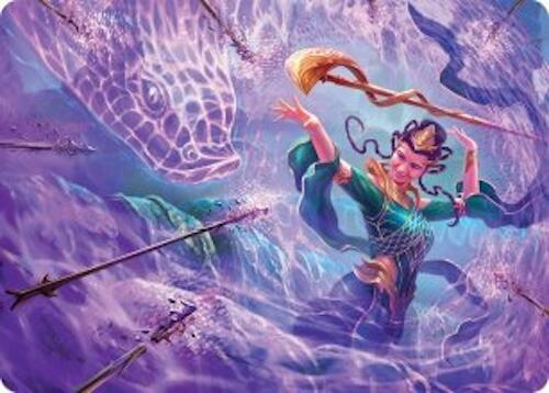 Snakeskin Veil Art Card (19/54) [Tarkir: Dragonstorm Art Series] | Shuffle n Cut Hobbies & Games