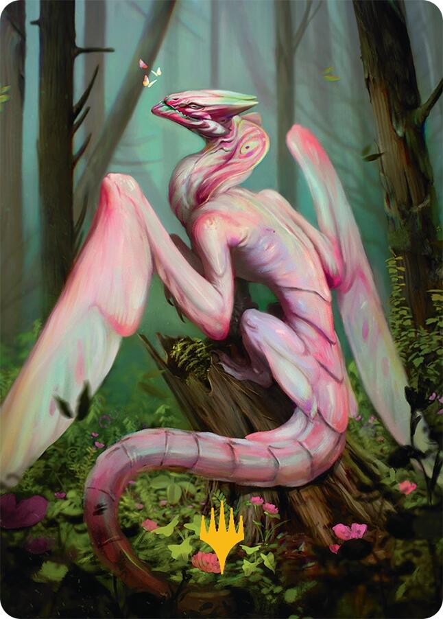 Bloomvine Regent Art Card (46/54) (Gold-Stamped) [Tarkir: Dragonstorm Art Series] | Shuffle n Cut Hobbies & Games