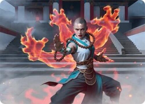Flamehold Grappler Art Card (24/54) [Tarkir: Dragonstorm Art Series] | Shuffle n Cut Hobbies & Games