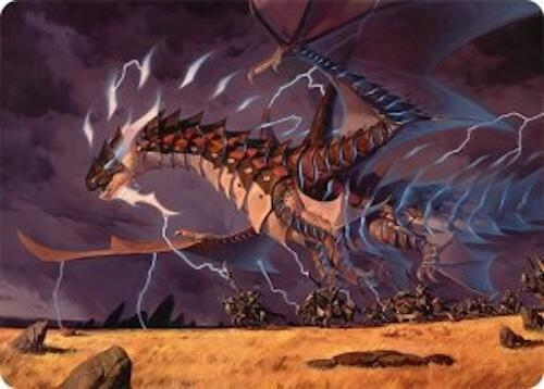 Neriv, Heart of the Storm Art Card (25/54) [Tarkir: Dragonstorm Art Series] | Shuffle n Cut Hobbies & Games