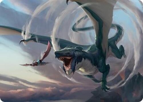 Whirlwing Stormbrood Art Card (27/54) [Tarkir: Dragonstorm Art Series] | Shuffle n Cut Hobbies & Games