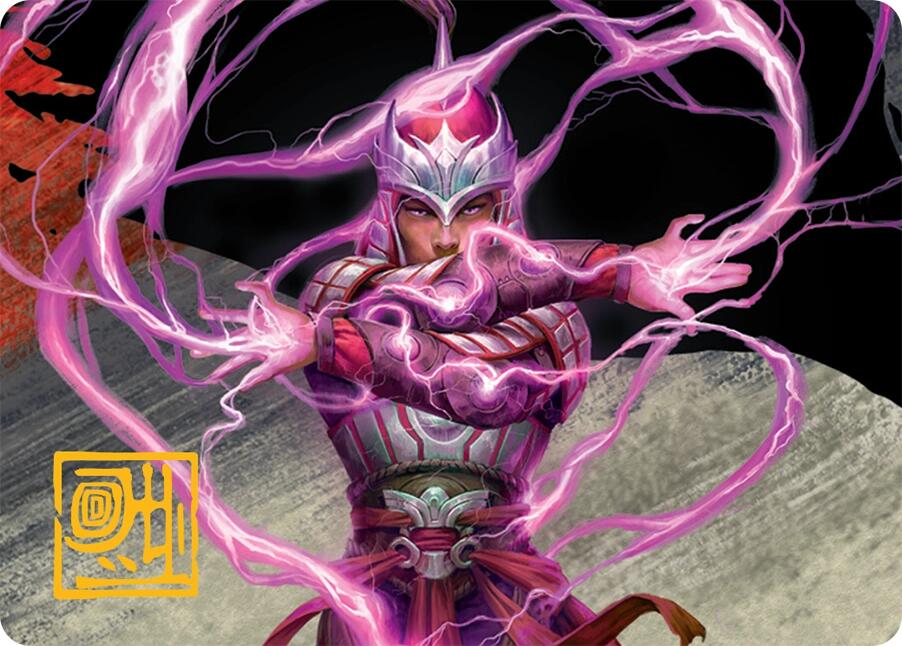 All-Out Assault Art Card (43/54) (Gold-Stamped Signature) [Tarkir: Dragonstorm Art Series] | Shuffle n Cut Hobbies & Games