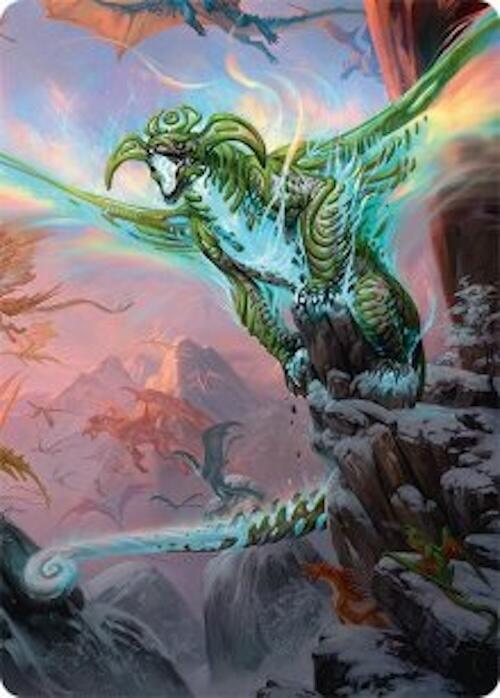Ureni of the Unwritten Art Card (51/54) [Tarkir: Dragonstorm Art Series] | Shuffle n Cut Hobbies & Games