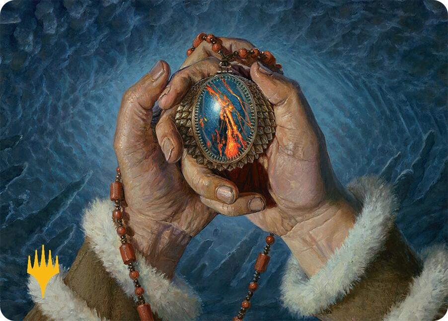 Mox Jasper Art Card (28/54) (Gold-Stamped) [Tarkir: Dragonstorm Art Series] | Shuffle n Cut Hobbies & Games