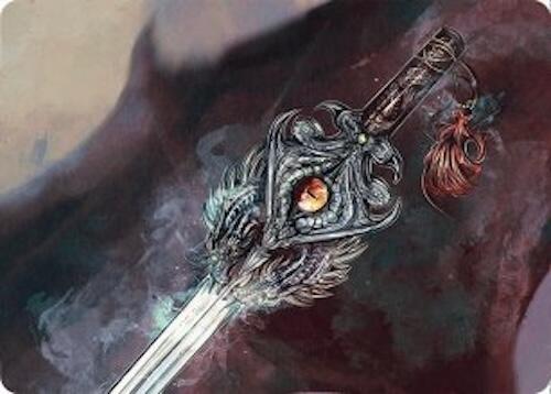 Dragonfire Blade Art Card (40/54) [Tarkir: Dragonstorm Art Series] | Shuffle n Cut Hobbies & Games