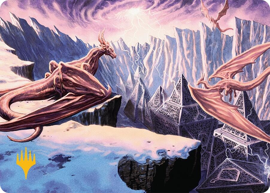 Maelstrom of the Spirit Dragon (42/54) (Gold-Stamped) [Tarkir: Dragonstorm Art Series] | Shuffle n Cut Hobbies & Games