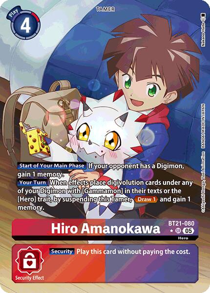Hiro Amanokawa [BT21-080] (Alternate Art) [World Convergence] | Shuffle n Cut Hobbies & Games