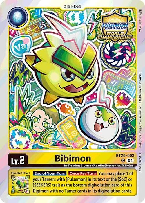 Bibimon [BT20-003] (Regionals 25-26 Champion Card Set Season 1) [Release Special Booster Ver.2.5 Promos] | Shuffle n Cut Hobbies & Games