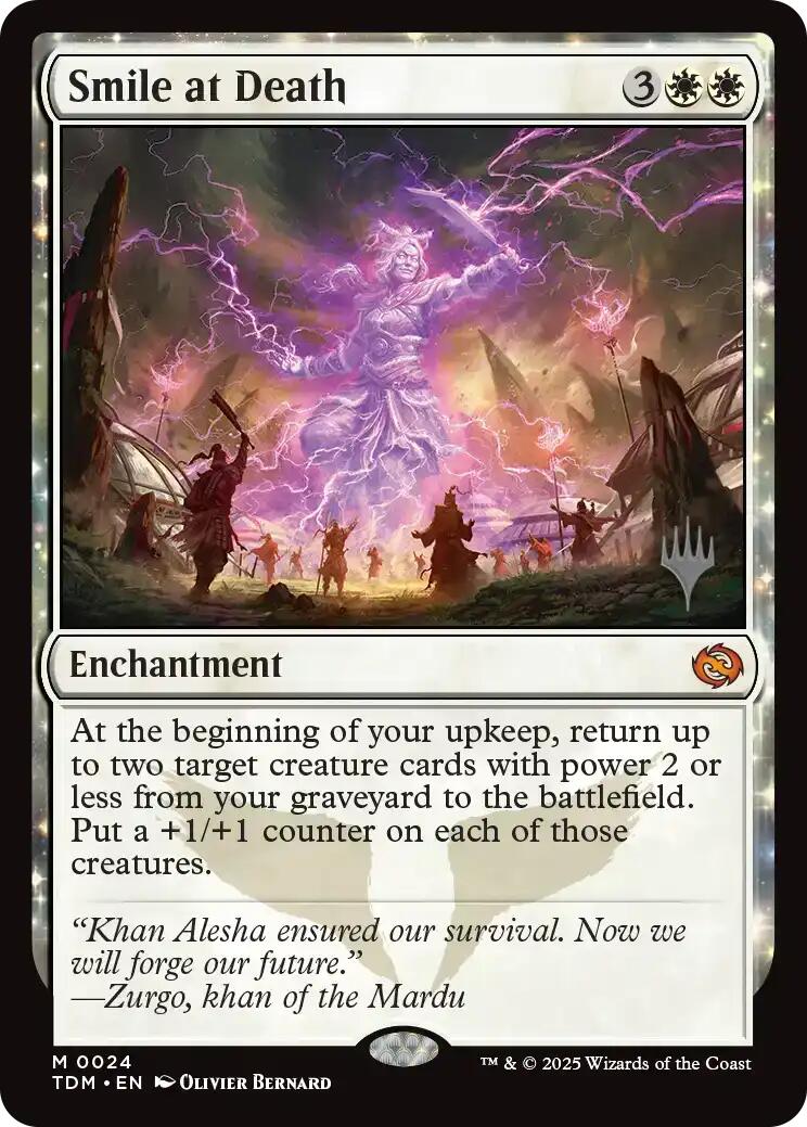 Smile at Death [Tarkir: Dragonstorm Promos] | Shuffle n Cut Hobbies & Games