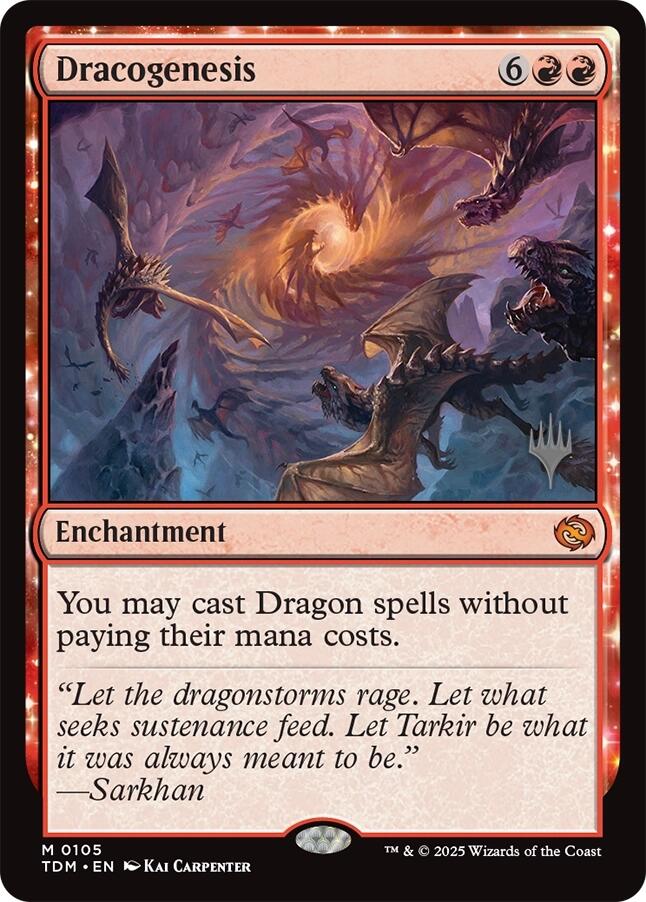 Dracogenesis [Tarkir: Dragonstorm Promos] | Shuffle n Cut Hobbies & Games