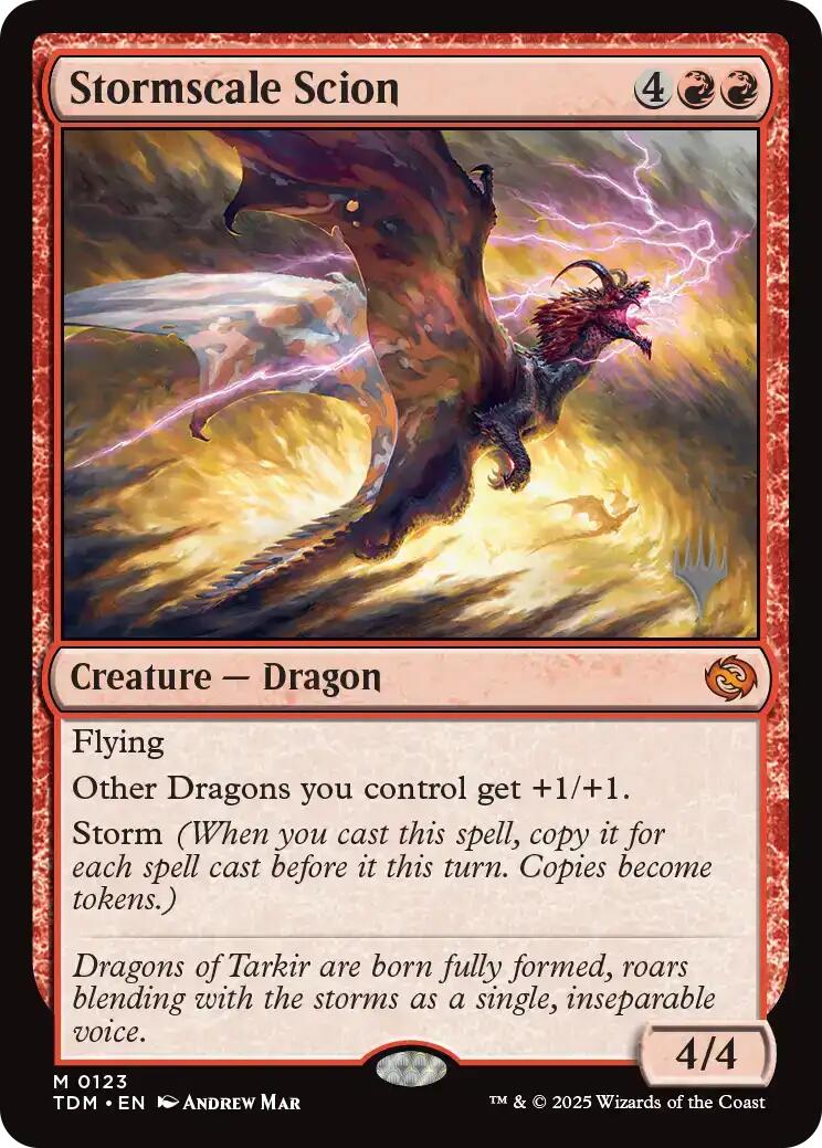 Stormscale Scion [Tarkir: Dragonstorm Promos] | Shuffle n Cut Hobbies & Games
