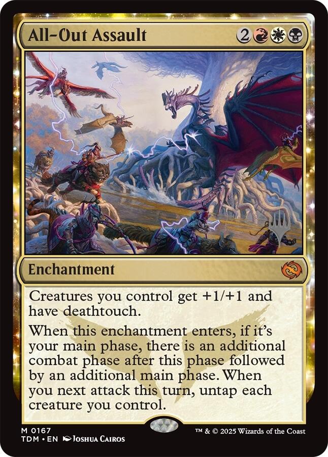 All-Out Assault [Tarkir: Dragonstorm Promos] | Shuffle n Cut Hobbies & Games