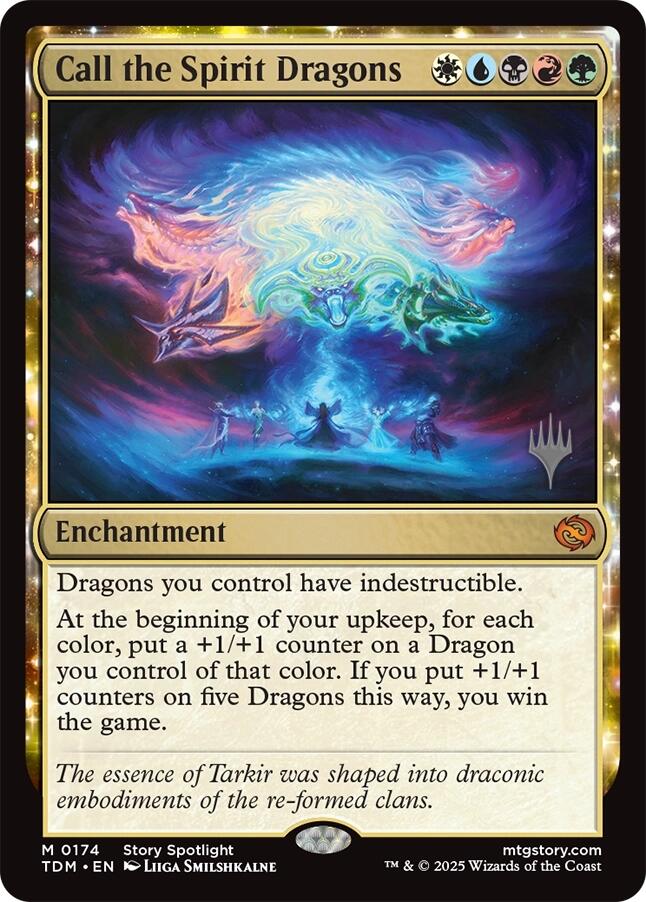 Call the Spirit Dragons [Tarkir: Dragonstorm Promos] | Shuffle n Cut Hobbies & Games