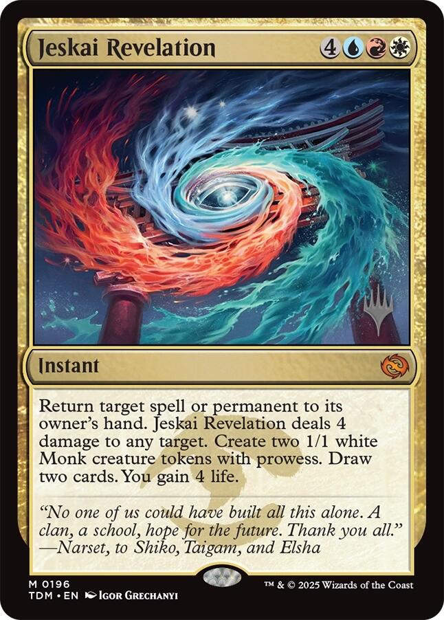 Jeskai Revelation [Tarkir: Dragonstorm Promos] | Shuffle n Cut Hobbies & Games