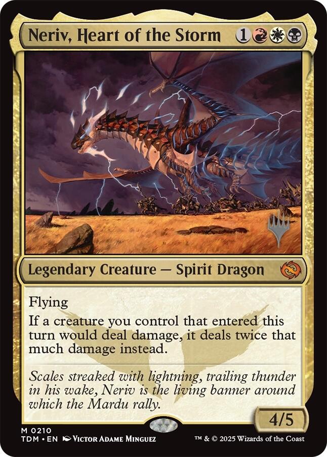 Neriv, Heart of the Storm [Tarkir: Dragonstorm Promos] | Shuffle n Cut Hobbies & Games