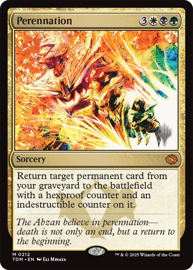Perennation [Tarkir: Dragonstorm Promos] | Shuffle n Cut Hobbies & Games