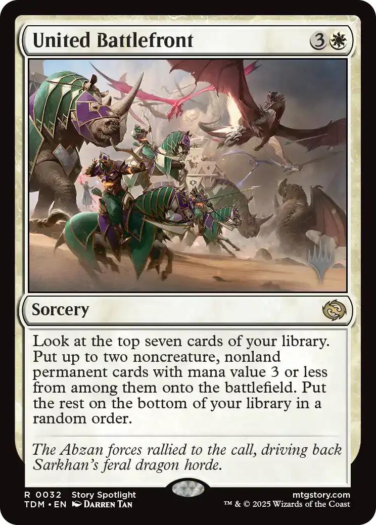 United Battlefront [Tarkir: Dragonstorm Promos] | Shuffle n Cut Hobbies & Games