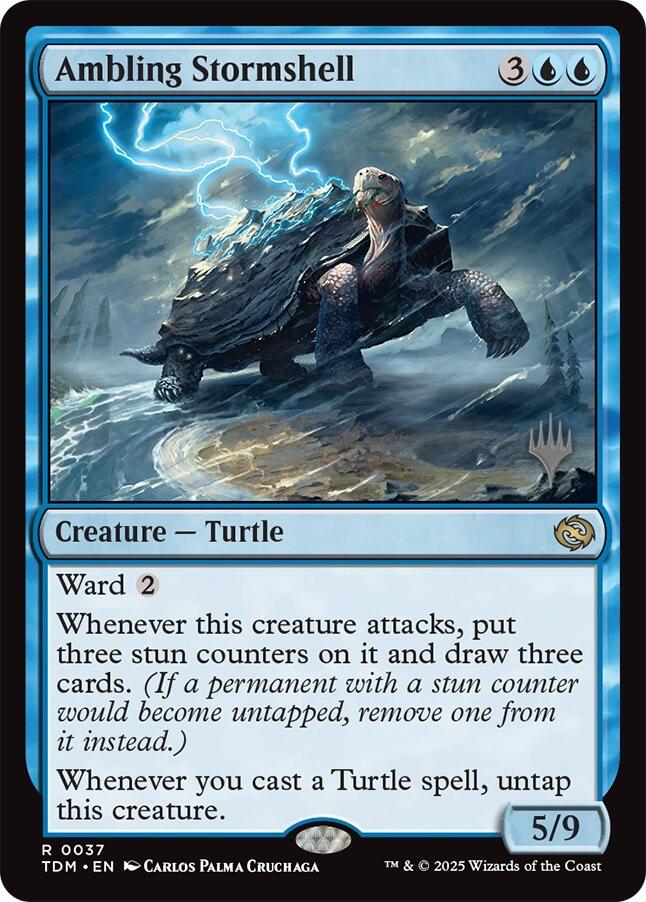 Ambling Stormshell [Tarkir: Dragonstorm Promos] | Shuffle n Cut Hobbies & Games