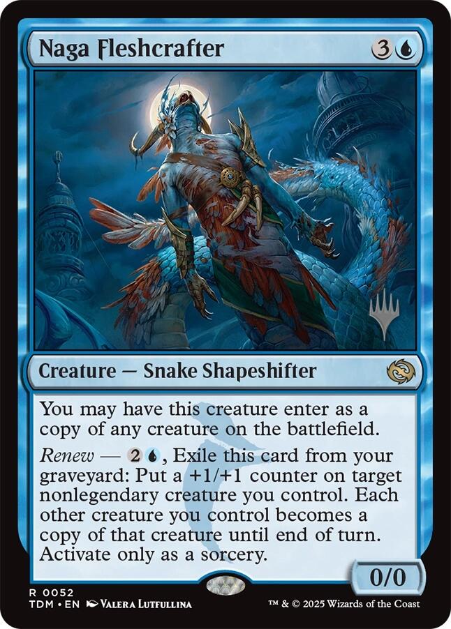 Naga Fleshcrafter [Tarkir: Dragonstorm Promos] | Shuffle n Cut Hobbies & Games