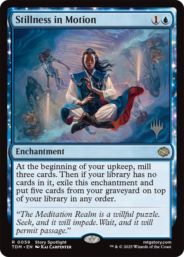 Stillness in Motion [Tarkir: Dragonstorm Promos] | Shuffle n Cut Hobbies & Games