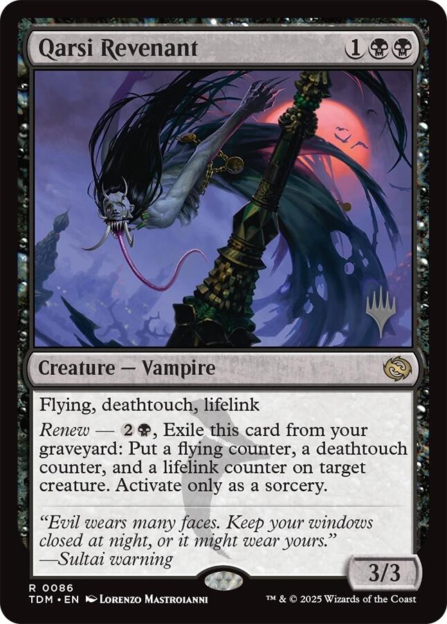 Qarsi Revenant [Tarkir: Dragonstorm Promos] | Shuffle n Cut Hobbies & Games
