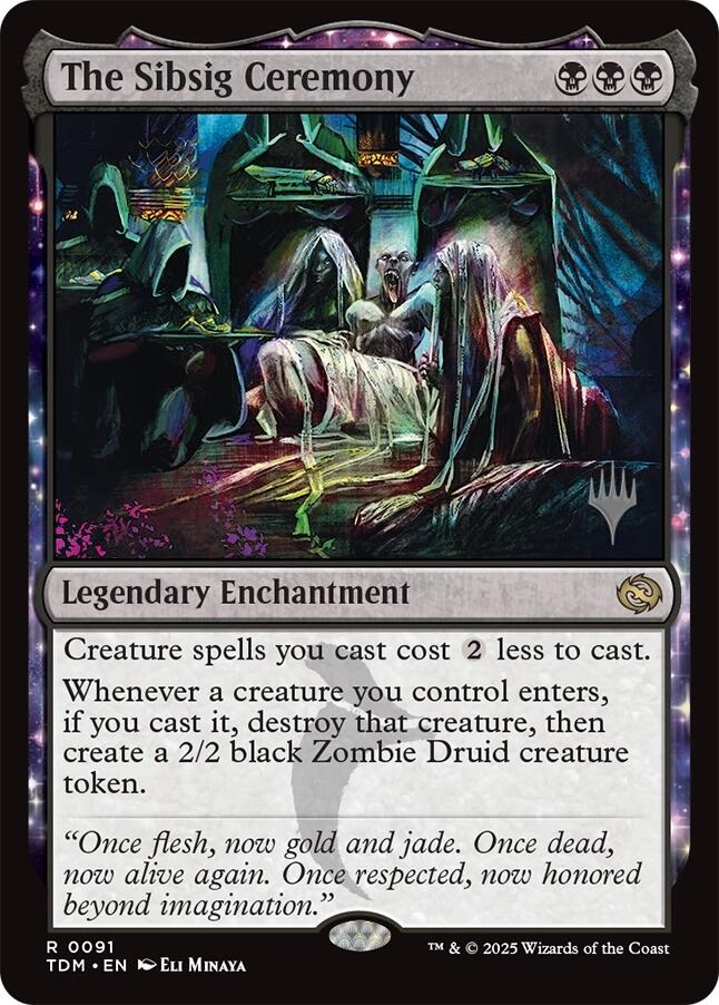 The Sibsig Ceremony [Tarkir: Dragonstorm Promos] | Shuffle n Cut Hobbies & Games