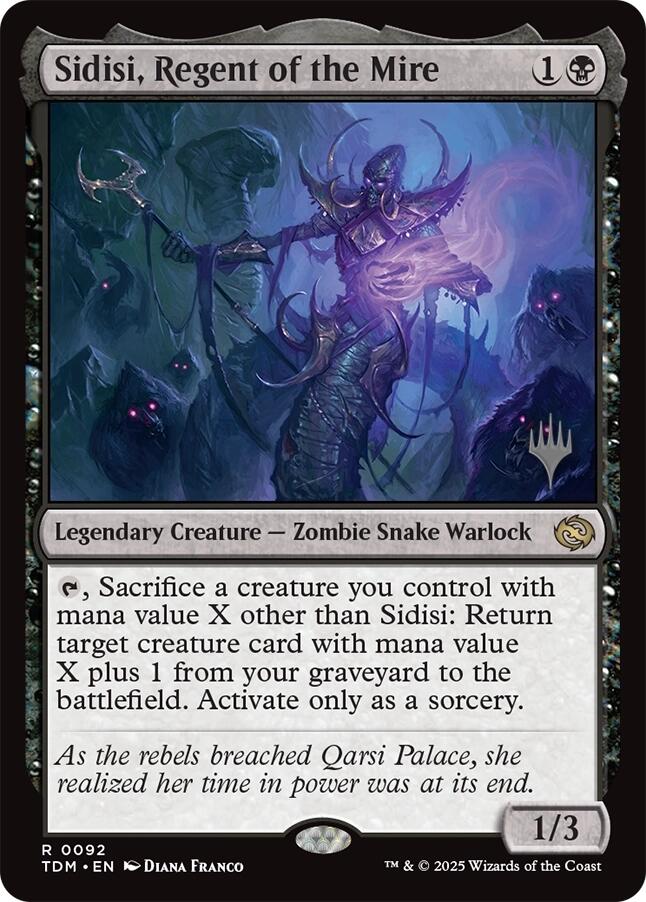 Sidisi, Regent of the Mire [Tarkir: Dragonstorm Promos] | Shuffle n Cut Hobbies & Games