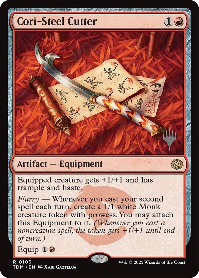 Cori-Steel Cutter [Tarkir: Dragonstorm Promos] | Shuffle n Cut Hobbies & Games
