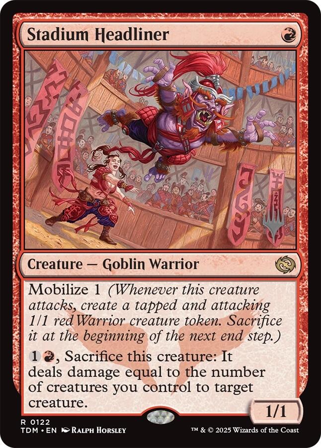 Stadium Headliner [Tarkir: Dragonstorm Promos] | Shuffle n Cut Hobbies & Games