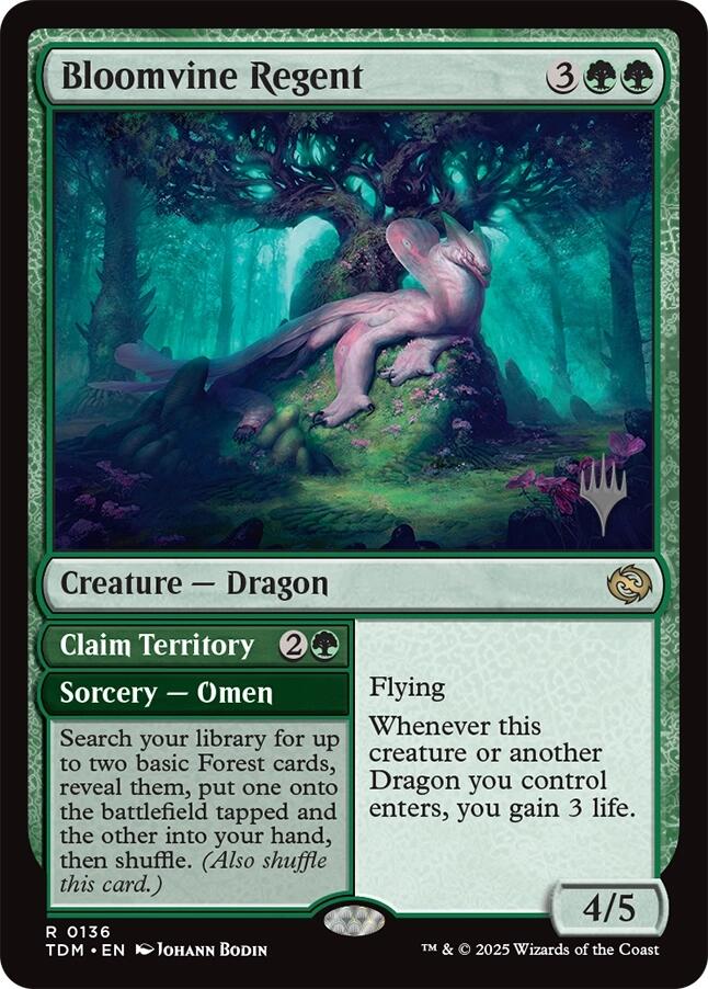 Bloomvine Regent [Tarkir: Dragonstorm Promos] | Shuffle n Cut Hobbies & Games