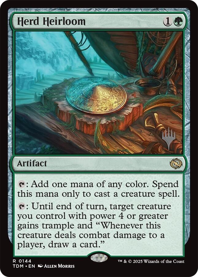 Herd Heirloom [Tarkir: Dragonstorm Promos] | Shuffle n Cut Hobbies & Games